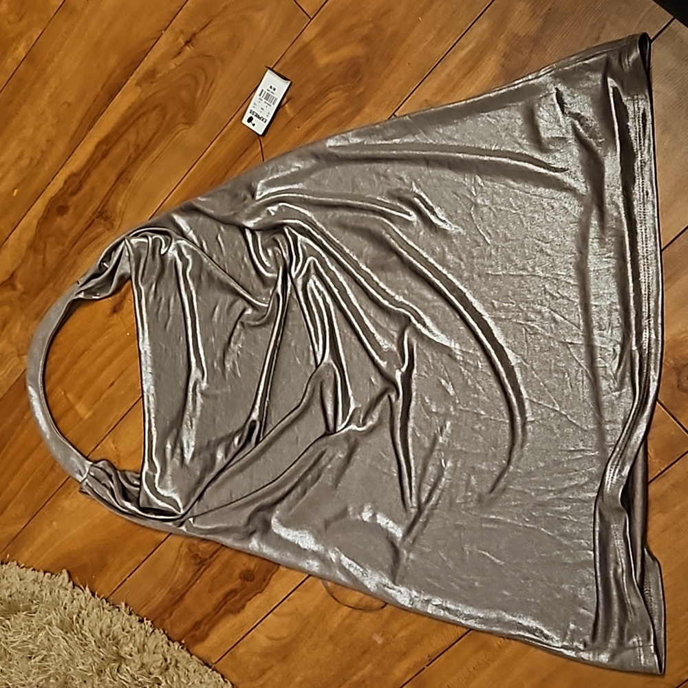 NWT slinky metallic Express halter tank